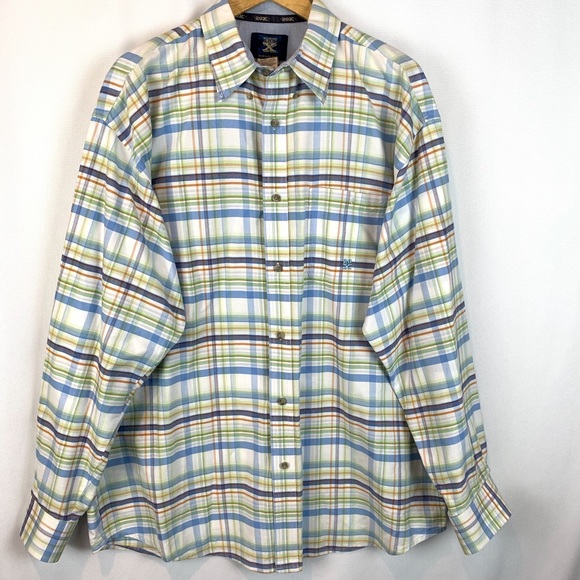 Twenty X Other - Twenty X size XL blue plaid button down shirt